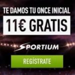 11€ gratis en Sportium con tu registro logo