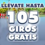 hasta 105 giros gratis en sportium